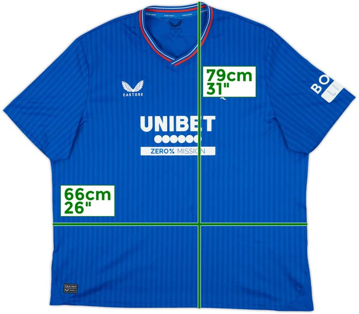 2023-24 Rangers Home Shirt - 7/10 - (3XL)