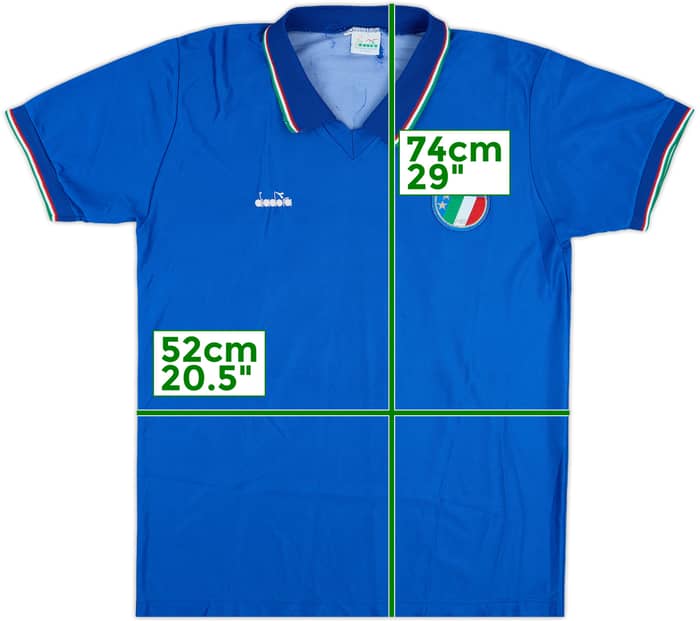 1986-88 Italy Home Shirt #15 - 8/10 - (L)