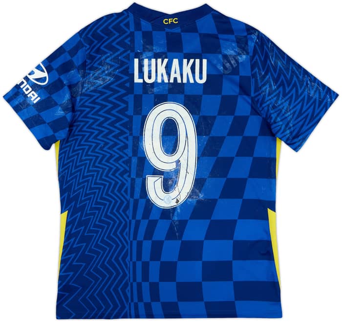 2021-22 Chelsea Home Shirt Lukaku #9 - 4/10 - (L)