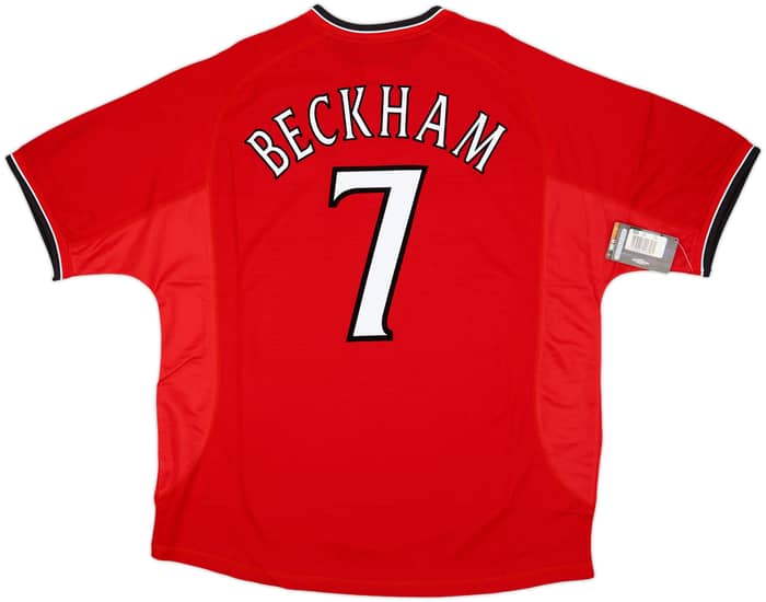 2000-02 Manchester United Home Shirt Beckham #7 (XXL)
