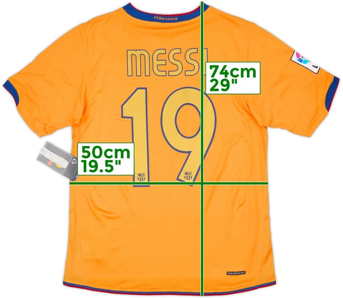 2006-08 Barcelona Away Shirt Messi #19 (S)