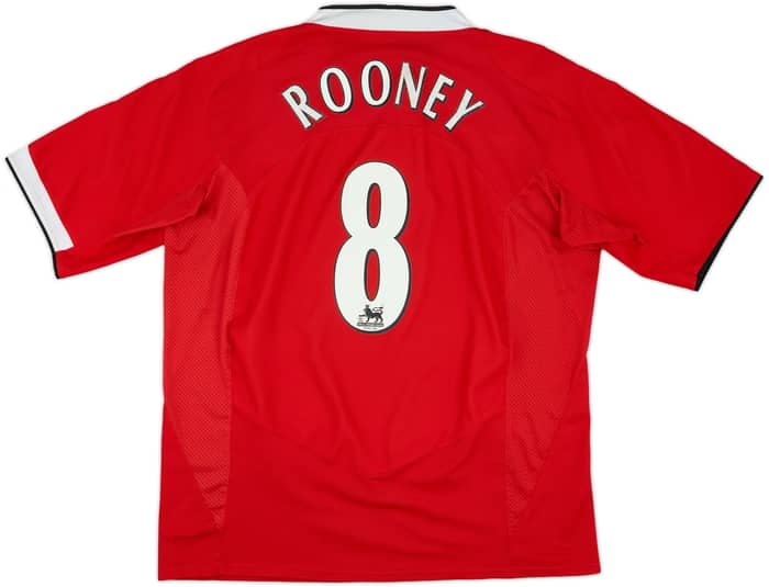 2004-06 Manchester United Home Shirt Rooney #8 - 6/10 - (XL)