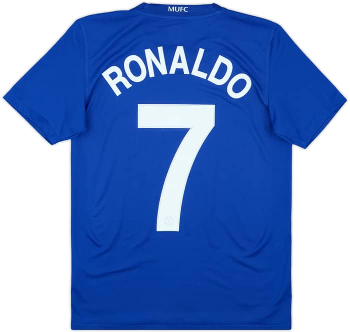2008-09 Manchester United Third Shirt Ronaldo #7 - 9/10 - (XL.Boys)