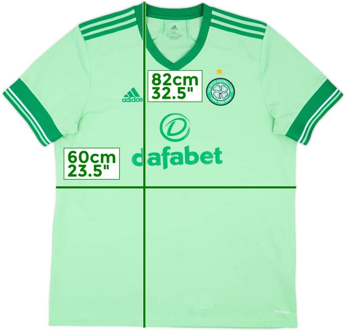 2020-21 Celtic Away Shirt - 6/10 - (XL)