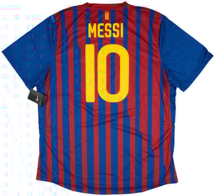 2011-12 Barcelona Home Player Issue Shirt Messi #10 (XXL)