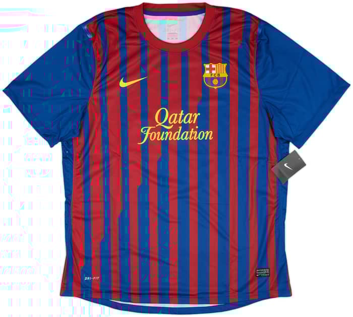 2011-12 Barcelona Home Player Issue Shirt Messi #10 (XXL)