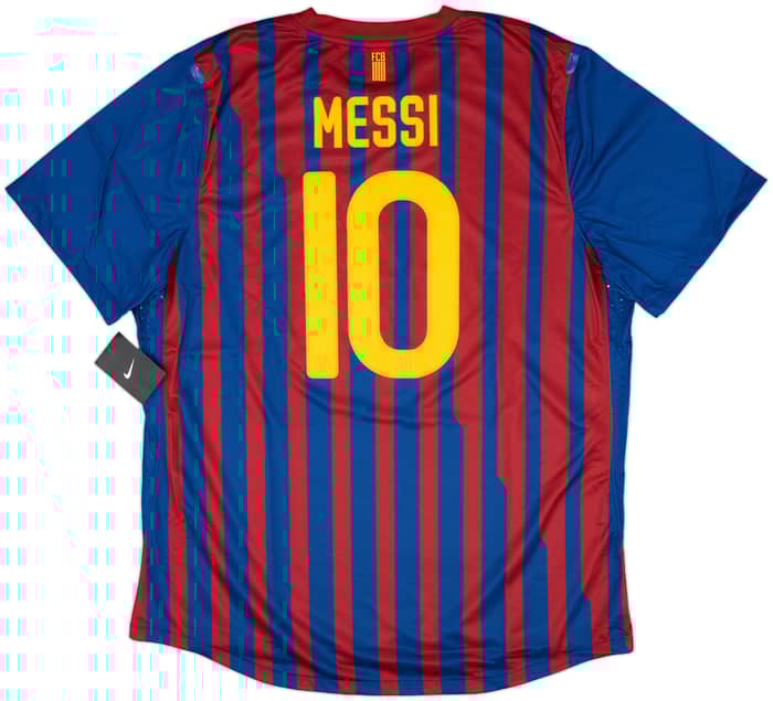 2011-12 Barcelona Home Player Issue Shirt Messi #10 (XXL)