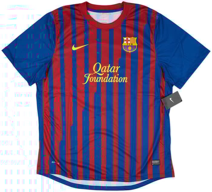 2011-12 Barcelona Home Player Issue Shirt Messi #10 (XXL)