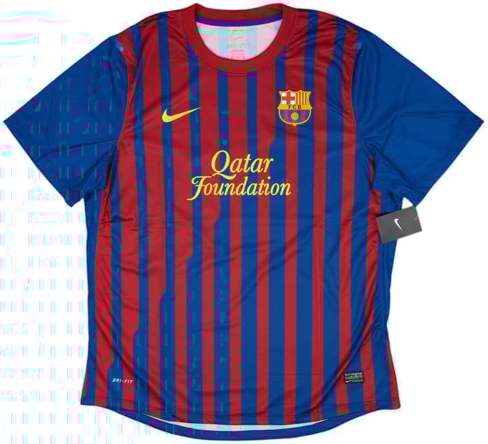 2011-12 Barcelona Home Player Issue Shirt Messi #10 (XXL)