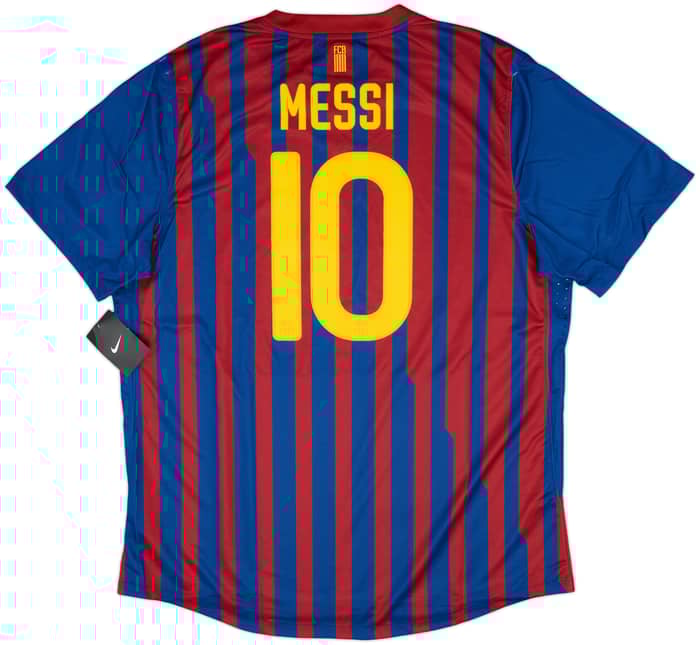 2011-12 Barcelona Home Player Issue Shirt Messi #10 (XXL)