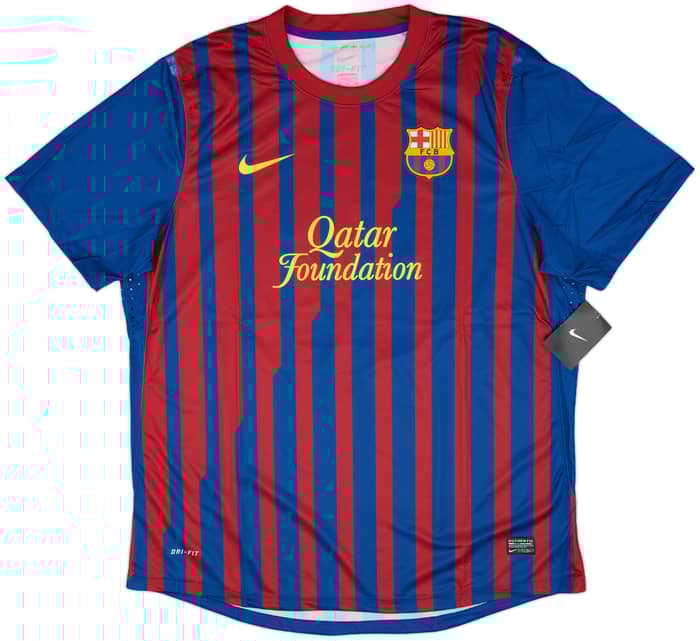 2011-12 Barcelona Home Player Issue Shirt Messi #10 (XXL)