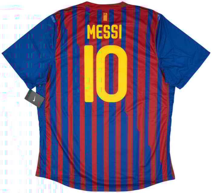 2011-12 Barcelona Home Player Issue Shirt Messi #10 (XXL)