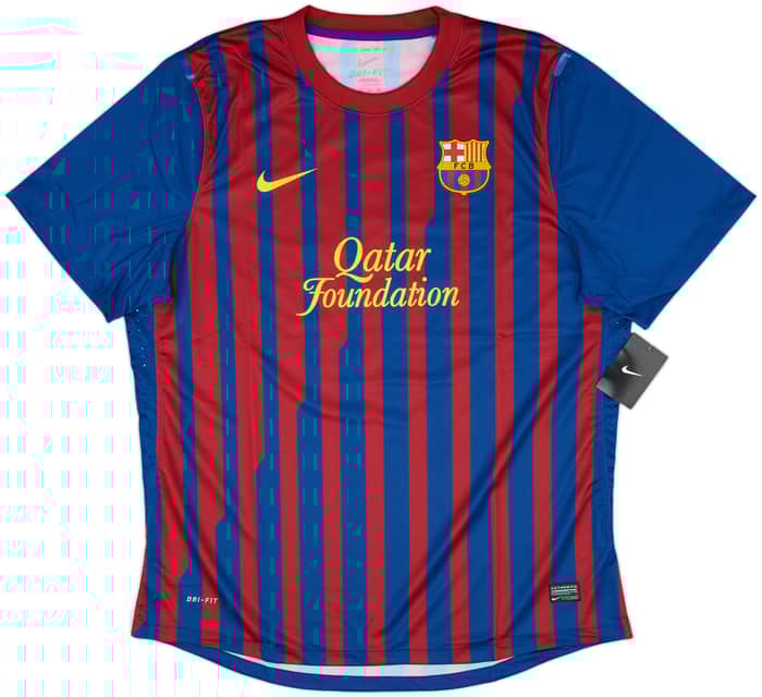 2011-12 Barcelona Home Player Issue Shirt Messi #10 (XXL)