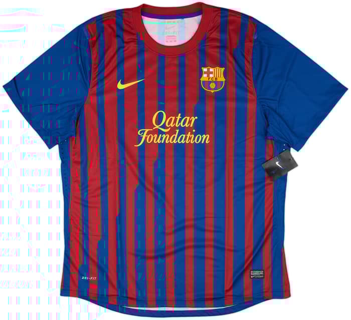 2011-12 Barcelona Home Player Issue Shirt Messi #10 (XXL)
