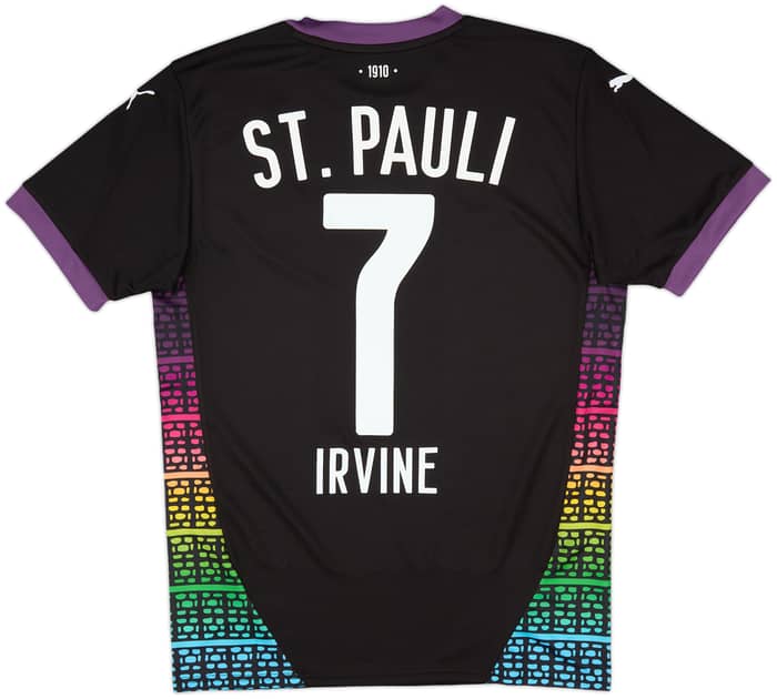 2024-25 St. Pauli Third Shirt Irvine #7 (S)