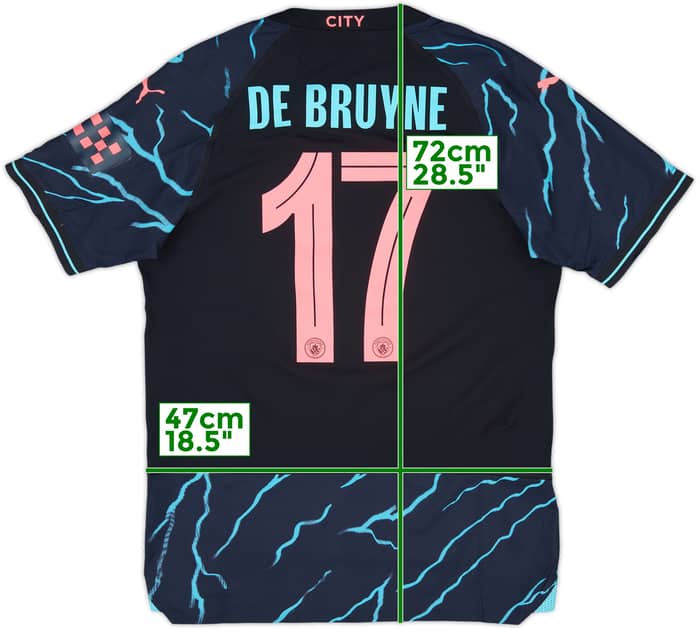 2023-24 Manchester City Authentic Third Shirt De Bruyne #17 (S)