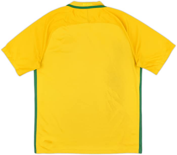 2016-17 Brazil Home Shirt - 5/10 - (M)