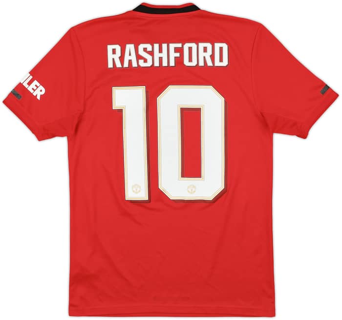 2019-20 Manchester United Home Shirt Rashford #10 - 6/10 - (S)