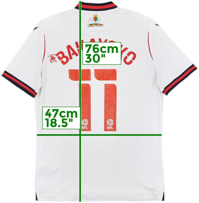 2021-22 Bolton Home Shirt Bakayoko #11 - 4/10 - (M)