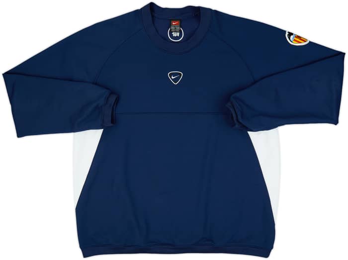 2000-01 Valencia Nike Sweat Top - 8/10 - (XL)