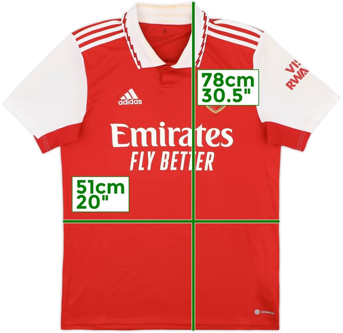 2022-23 Arsenal Home Shirt - 4/10 - (M)