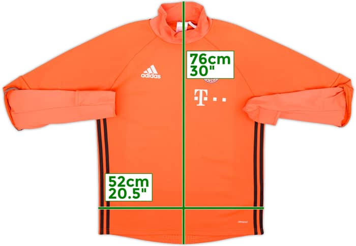 2016-17 Bayern Munich adidas Drill Top - 6/10 - (M)