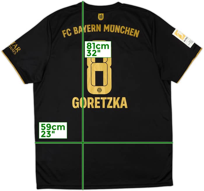 2021-22 Bayern Munich Away Shirt Goretzka #8 - 9/10 - (XL)