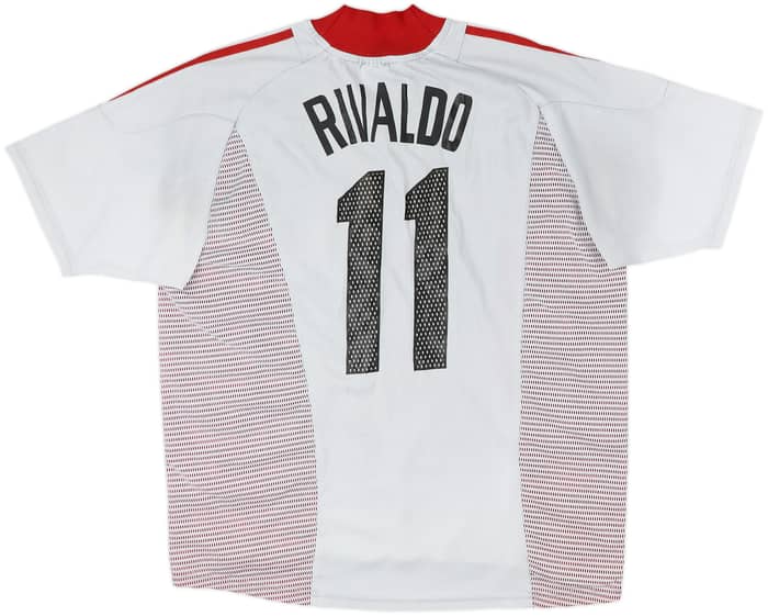 2002-03 AC Milan Away Shirt Rivaldo #11 - 4/10 - (XL)