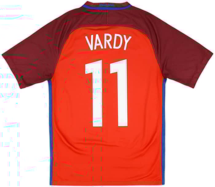 2016-17 England Away Shirt Vardy #11 - 7/10 - (S)