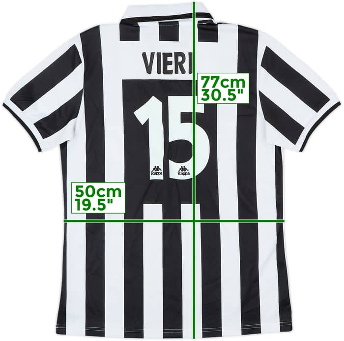 1995-97 Juventus Home Shirt Vieri #15 - 7/10 - (L)