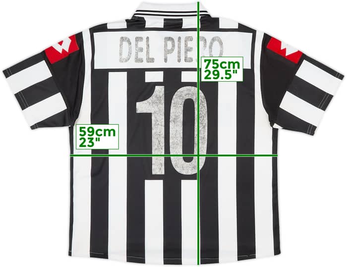 2001-02 Juventus Home Shirt Del Piero #10 - 4/10 - (XL)