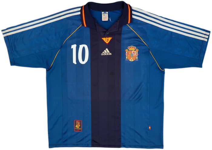 1999-00 Spain Away Shirt Raul #10 - 8/10 - (XL)