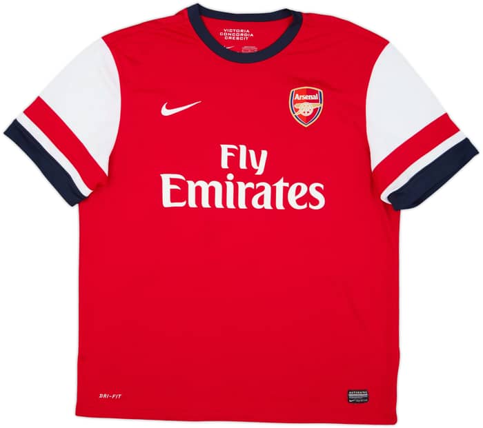 2012-14 Arsenal Home Shirt Arteta #8 - 8/10 - (XL)