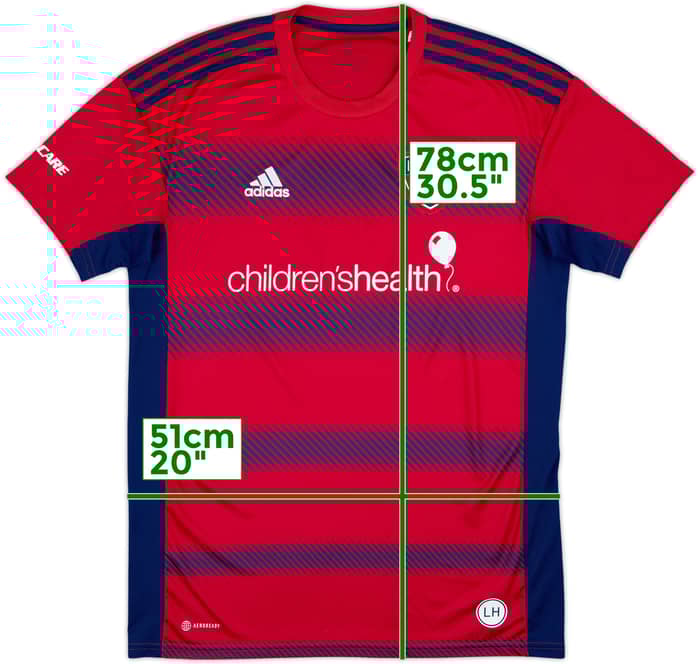 2023-24 FC Dallas Home Shirt #4 - 9/10 - (M)