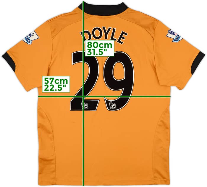 2009-10 Wolves Home Shirt Doyle #29 - 9/10 - (L)