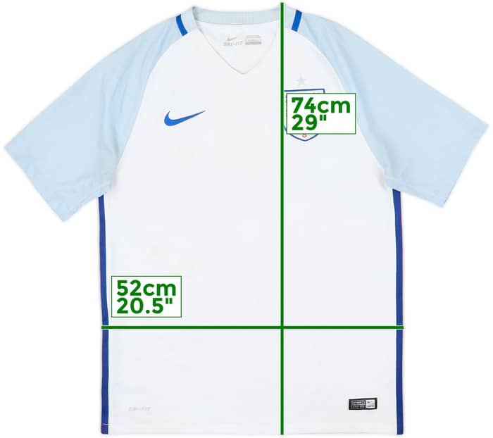 2016-17 England Home Shirt - 5/10 - (M)