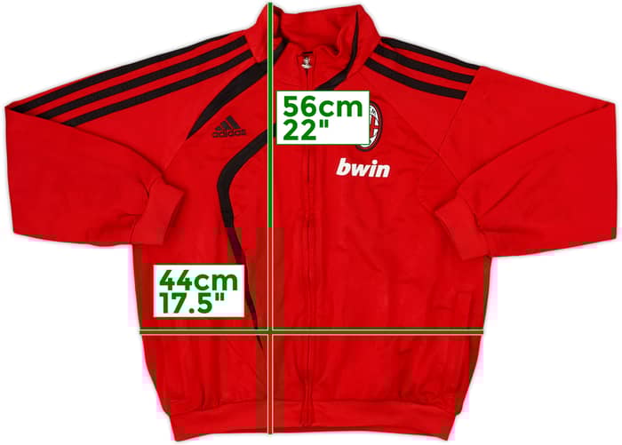 2009-10 AC Milan adidas Track Jacket - 6/10 - (S.Boys)