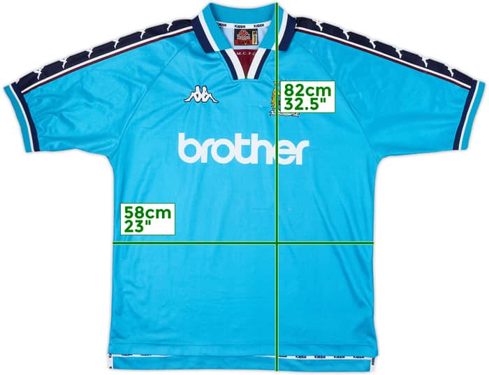 1997-99 Manchester City Home Shirt - 5/10 - (XL)