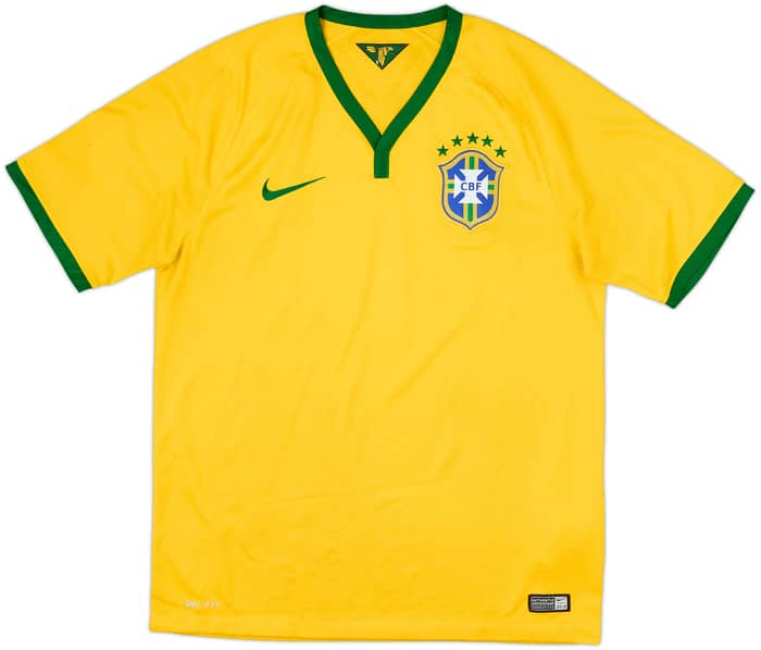 2014-15 Brazil Home Shirt - 5/10 - (M)