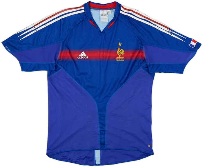 2004-06 France Home Shirt - 4/10 - (L)
