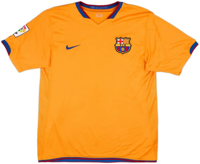 2006-08 Barcelona Away Shirt Ronaldinho #10 - 9/10 - (M)