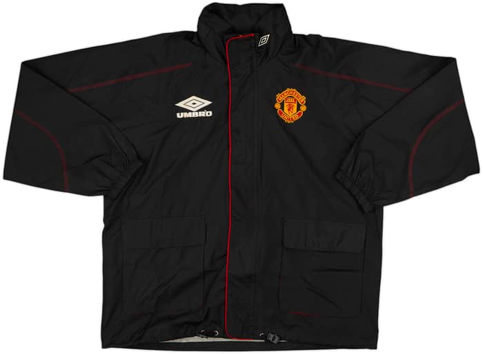 1998-99 Manchester United Umbro Hooded Rain Jacket - 9/10 - (L)