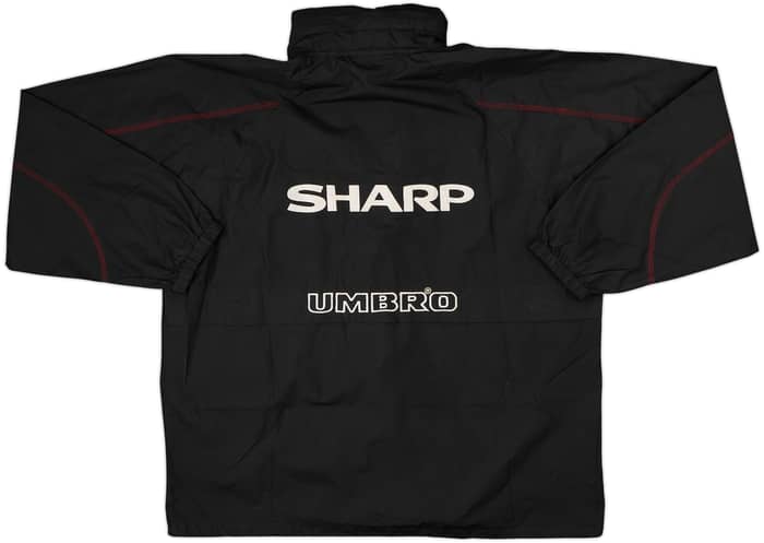 1998-99 Manchester United Umbro Hooded Rain Jacket - 9/10 - (L)