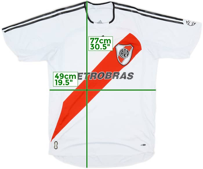 2006-07 River Plate Local Camiseta - 5/10 - (M)