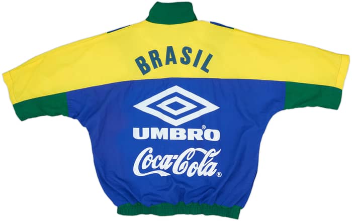 1994-96 Brazil Umbro Chaqueta de chándal versión jugador - 5/10 - (XL)