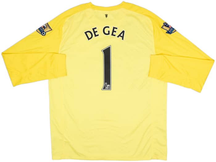 Camiseta de portero del Manchester United 2013-14 De Gea #1 - 7/10 - (XL)