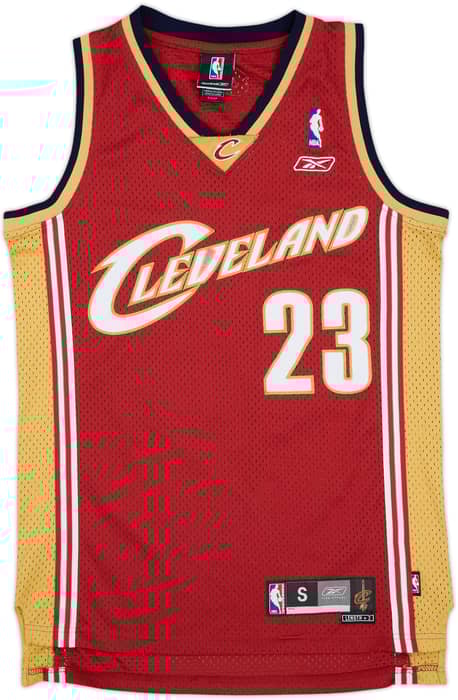 2004-06 Cleveland Cavaliers James #23 Reebok Swingman Away Jersey - 7/10 - (S)
