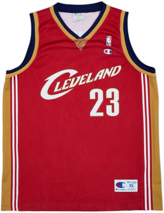 2003-10 Cleveland Cavaliers James #23 Champion Away Jersey - 7/10 - (XL)