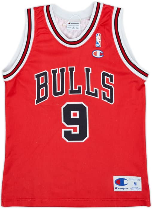 2004-10 Chicago Bulls Deng #9 Champion Away Jersey - 7/10 - (M.Boys)