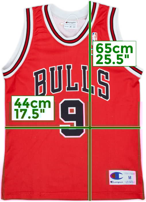 2004-10 Chicago Bulls Deng #9 Champion Away Jersey - 7/10 - (M.Boys)